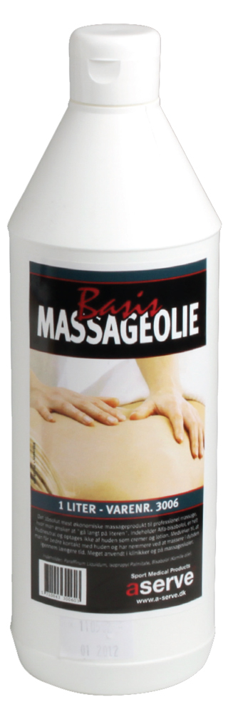 Aserve Basis Massageolie 1 Liter - Ideel til massage!