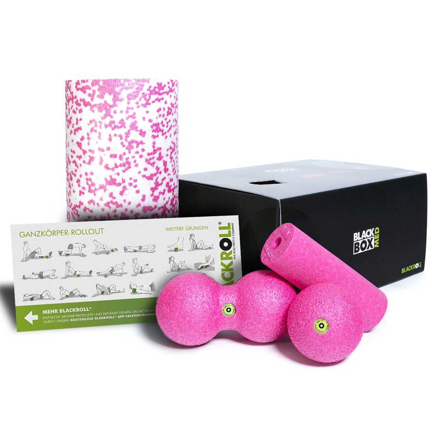 Blackroll Blackbox Pink Med Sæt til Helkropsmassage