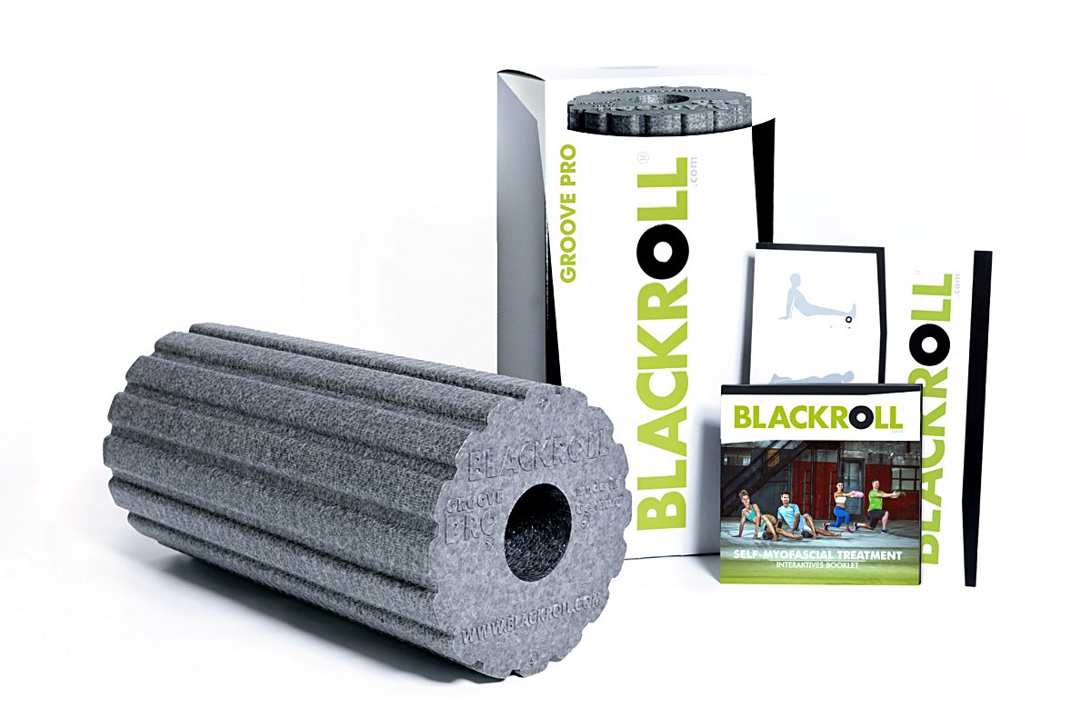 Blackroll Foam Roller Groove Pro - Grå 30 cm