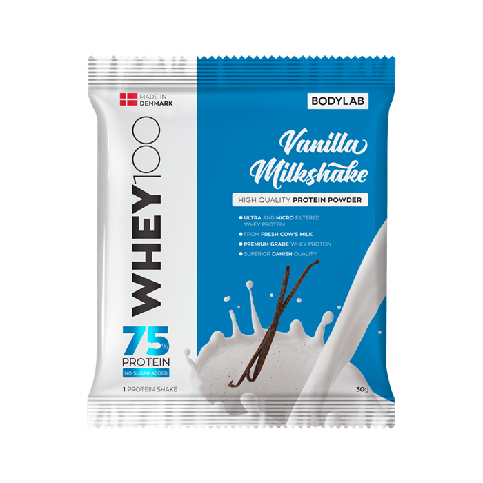 Bodylab Sample Whey 100 - Vanilje Milkshake 30g
