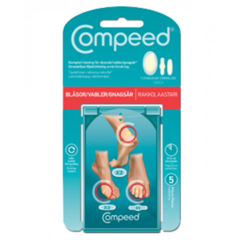 Compeed Vabelplaster Mix - Optimal beskyttelse til fødderne