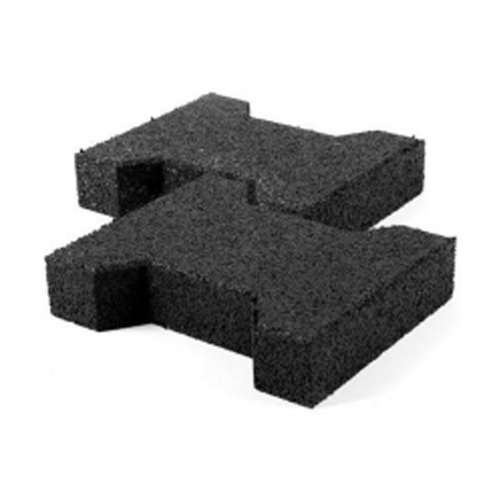 Ergofloor Ergopave H-link Gummifliser - Sort Kvalitet