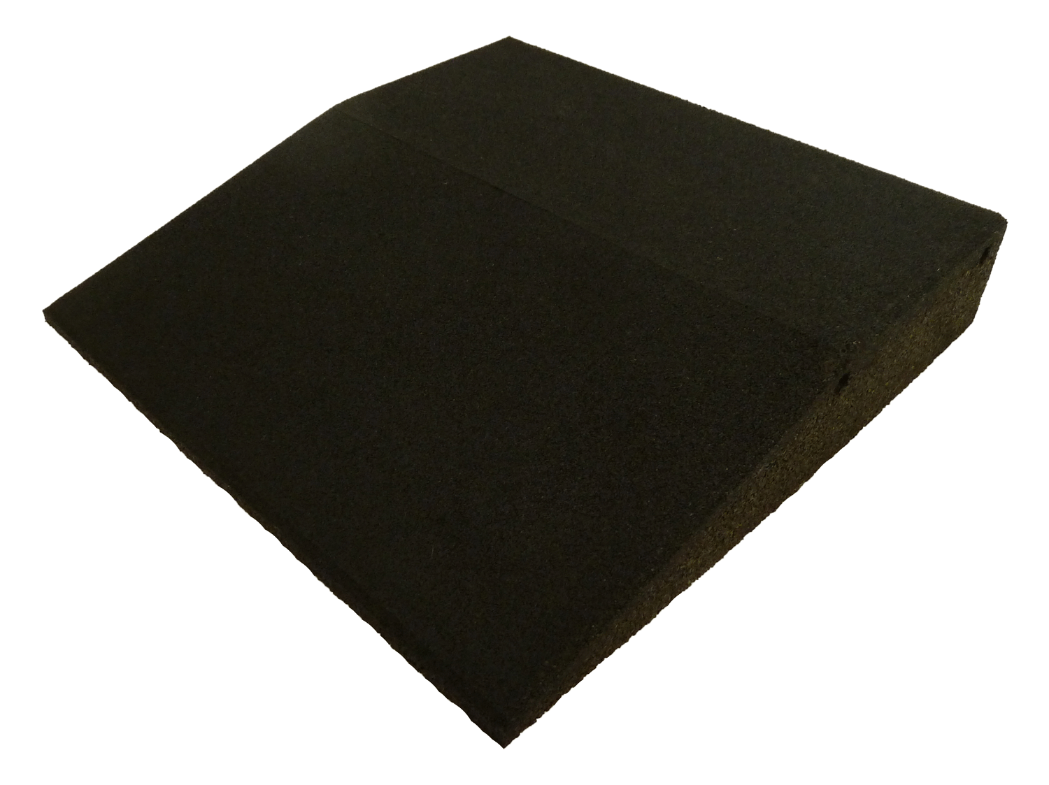 Ergofloor Ergoplay Impact Gummifliser Rampe - Sort 500x500 mm