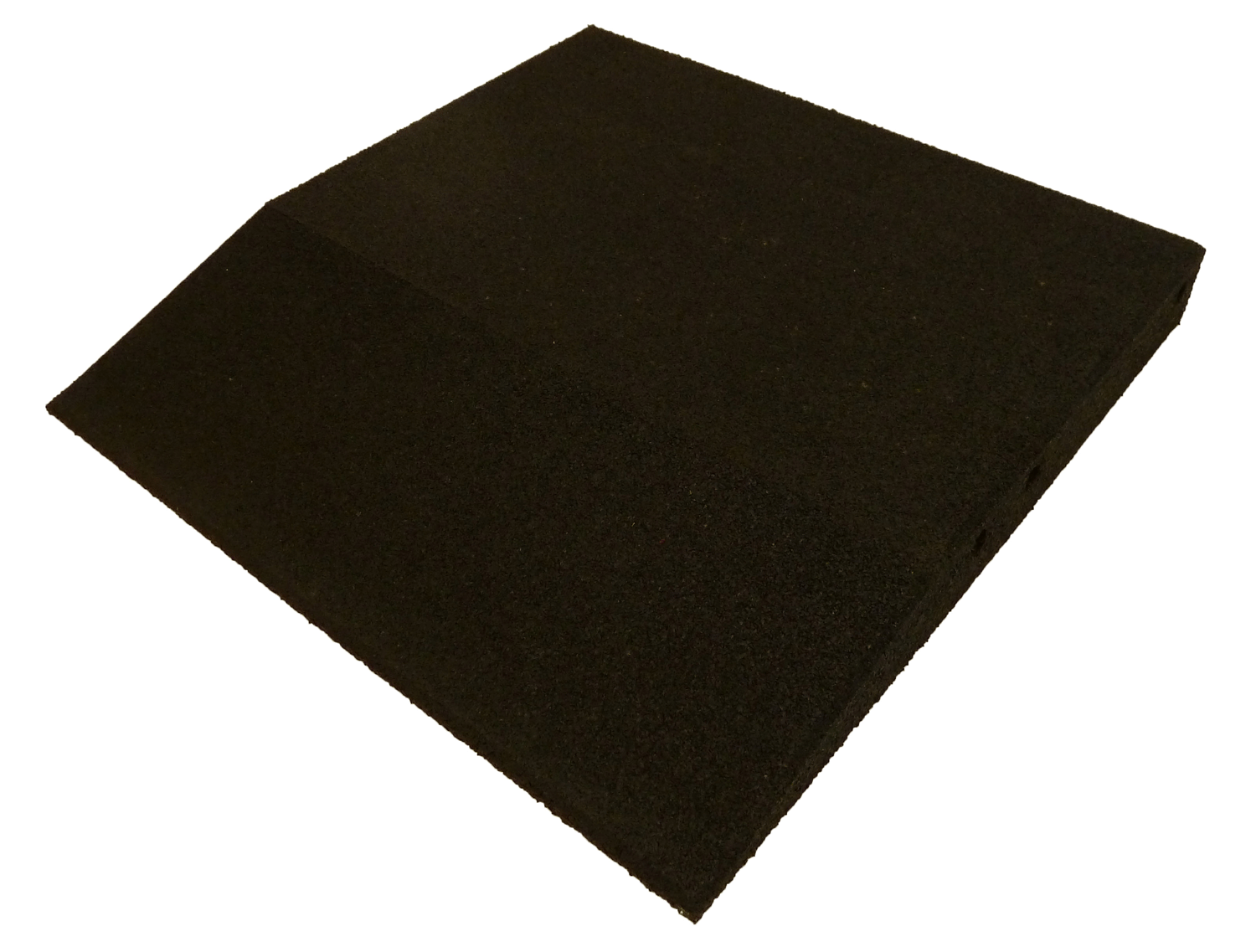 Ergofloor Ergoplay Impact Gummifliser Rampe - Sort 500x500 mm