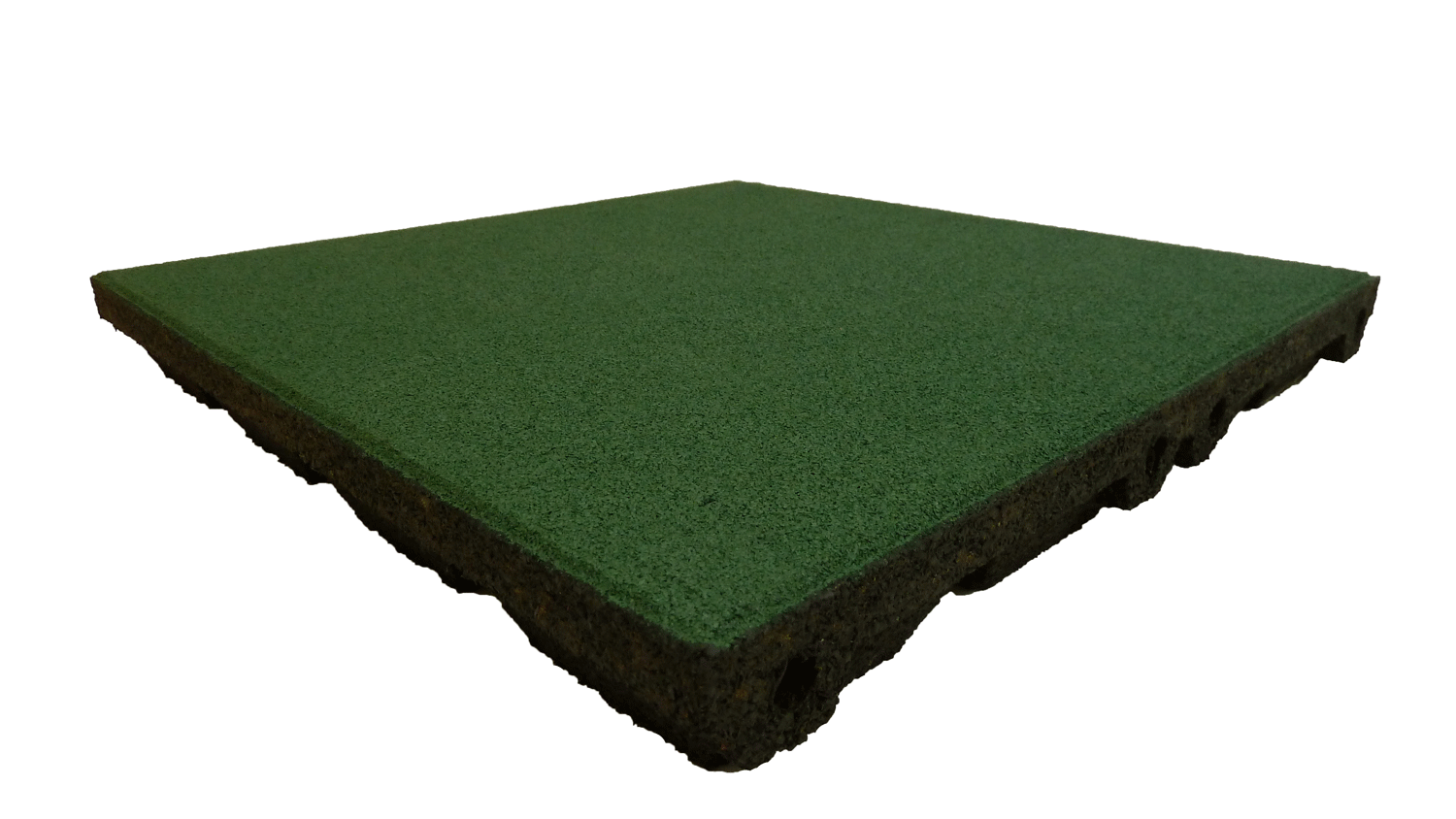 Ergofloor Ergoplay Gummifliser til Faldsikkerhed Grøn 500x500 mm