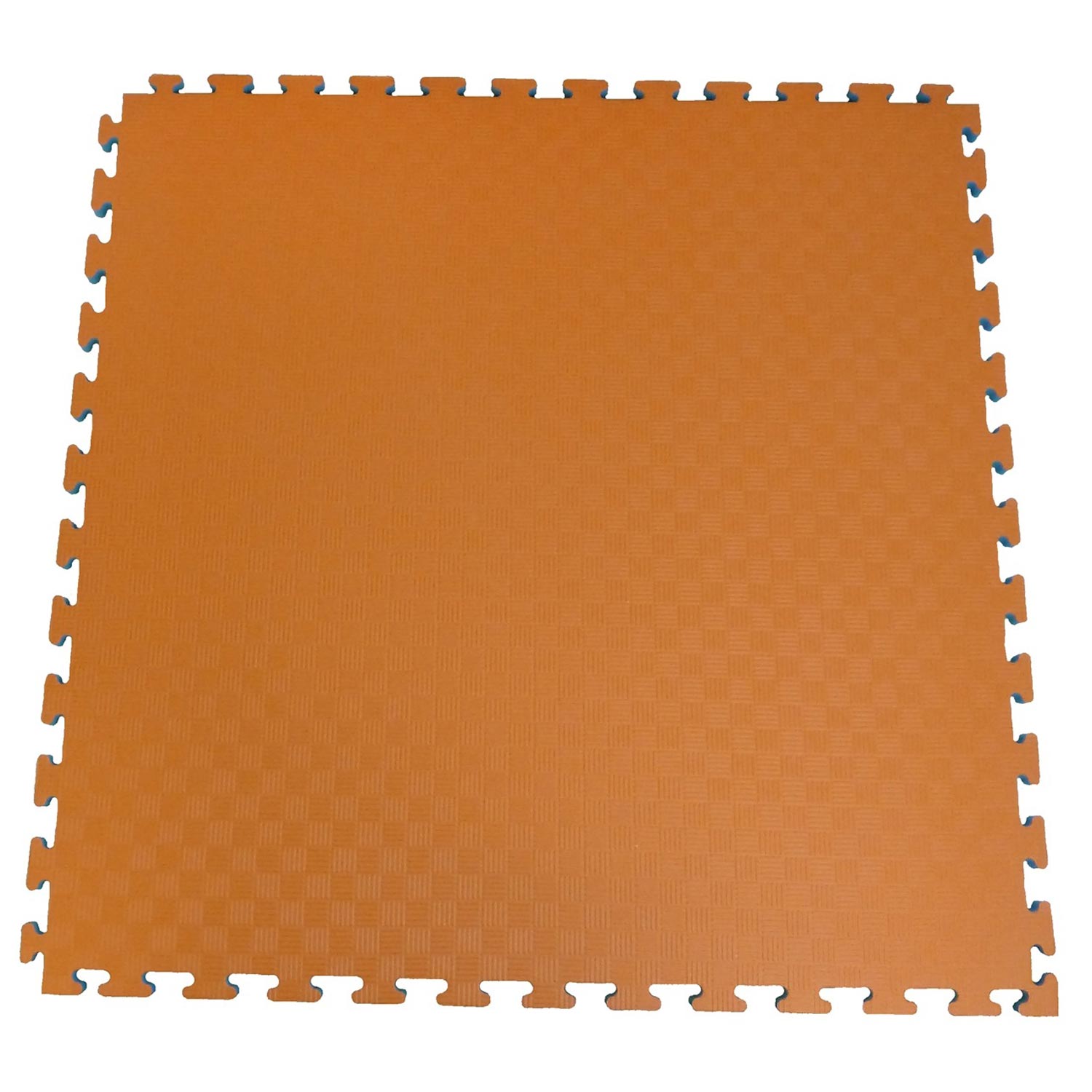 Ergofloor EVA Sikkerhedsmåtte 1000x1000 Orange Grå - Udsalg!