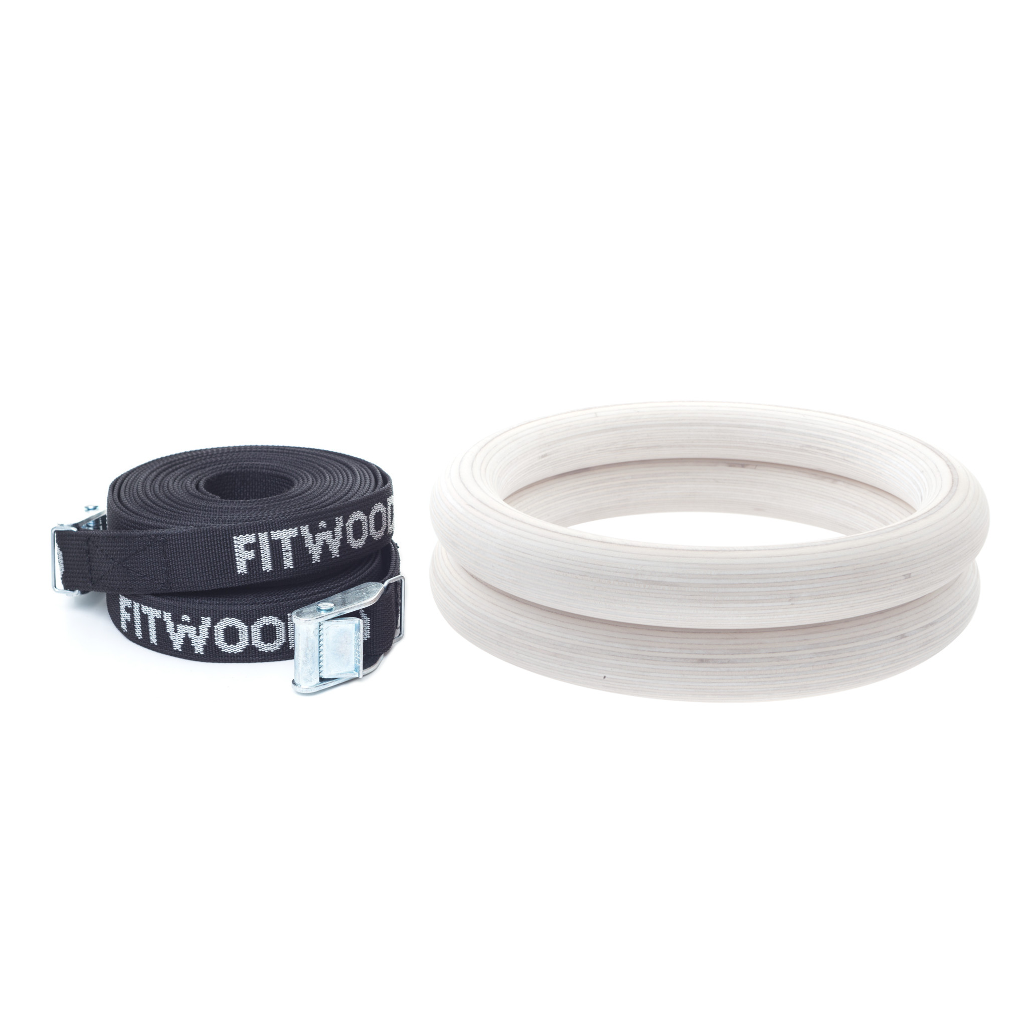 Fitwood Ulpu Gymnastikringe 28mm - Sort Stroptilbud