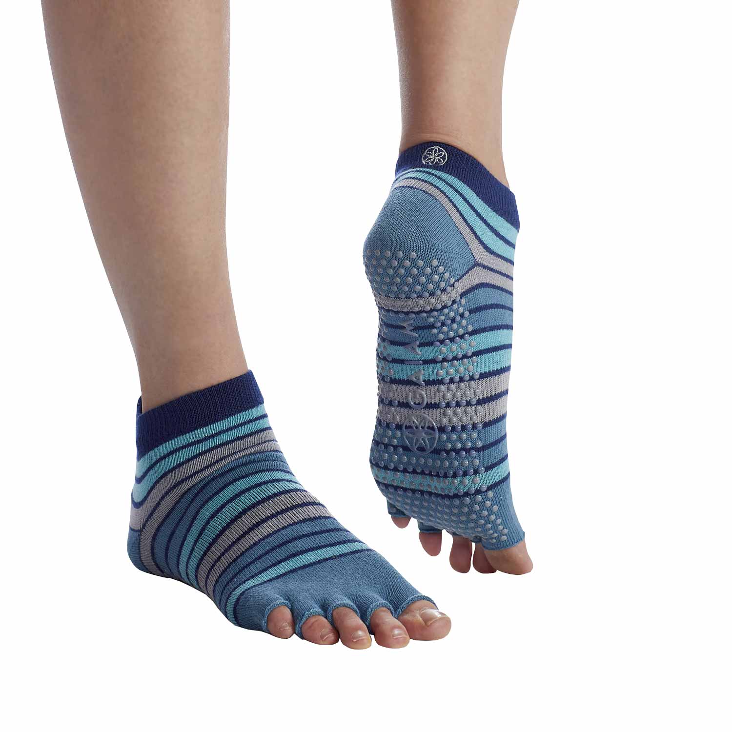 Gaiam Tåløse Yoga Strømper - Optimal Greb til Træning