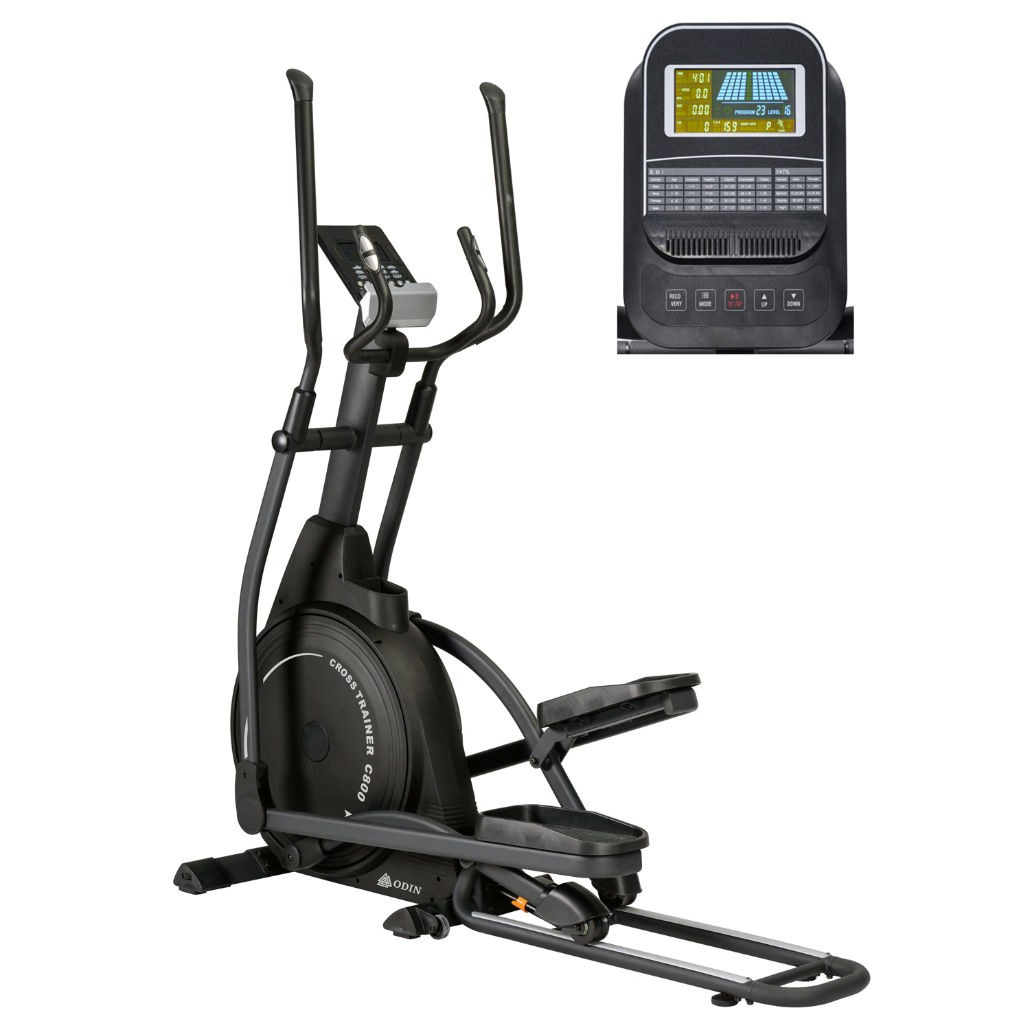 Odin C800 Foldbar Crosstrainer - Effektiv Hjemmetræning