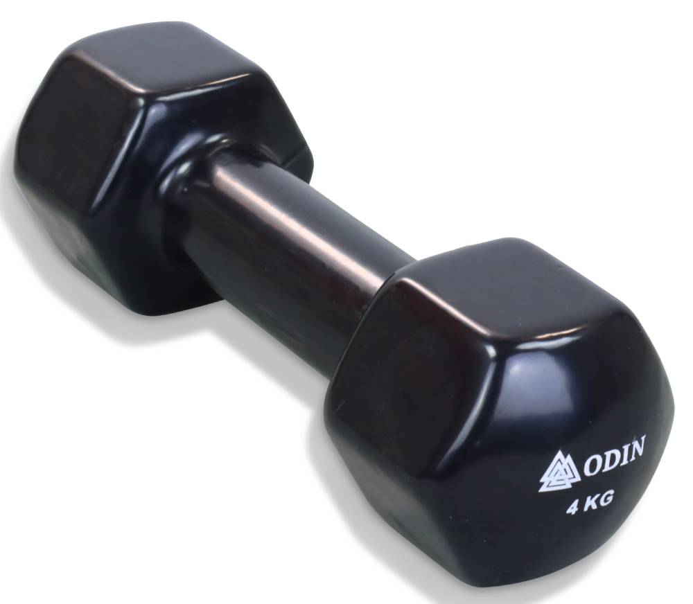 Odin Vinyl Hex Håndvægt 4kg - Kvalitet til Træning