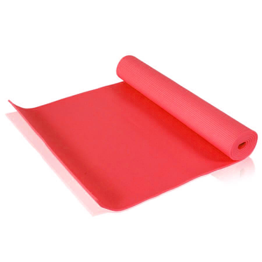 Odin Yogamåtte 4cm Rød - Skridsikker og Holdbar!
