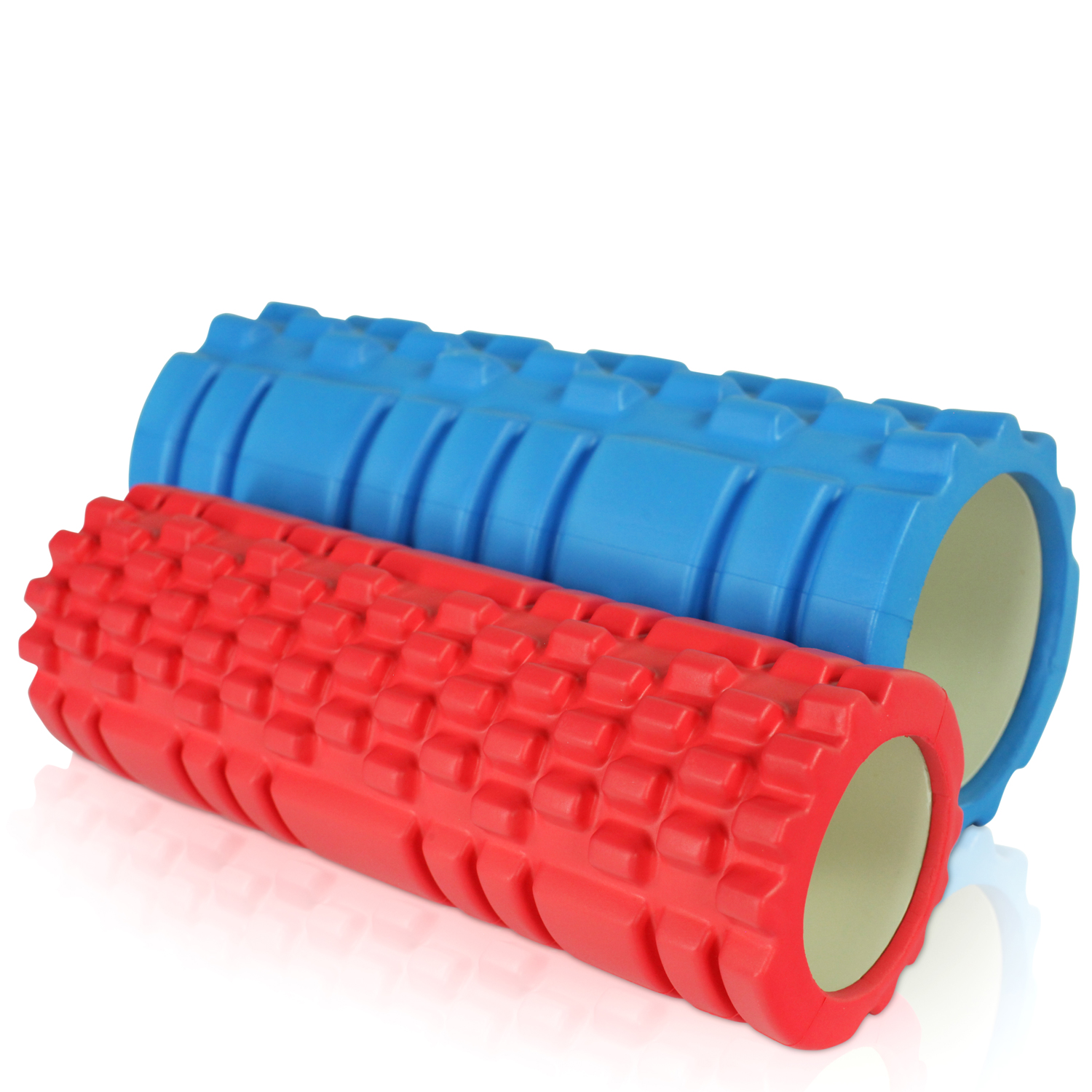 Odin 2-i-1 Trigger Roller Foam Roller Sæt - Blå/Rød