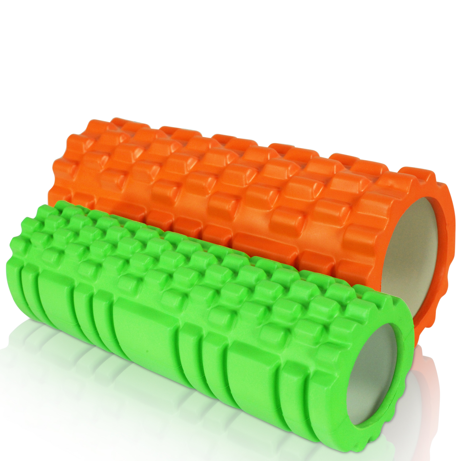 Odin 2-i-1 Trigger Roller Foam Roller Sæt Orange Grøn