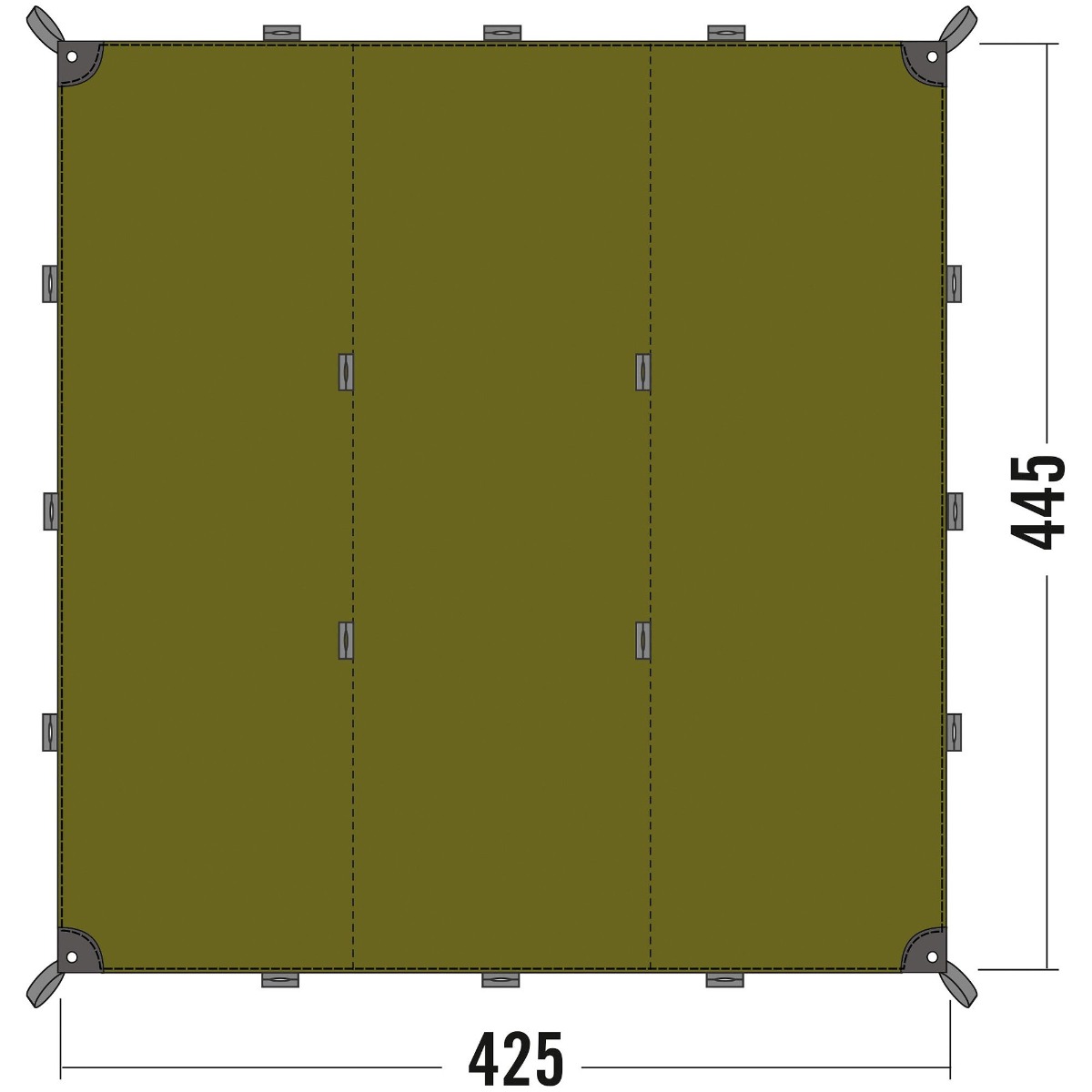 Tatonka Tarp Telt 425x445 cm – Lysegrøn Kvalitetstilbud