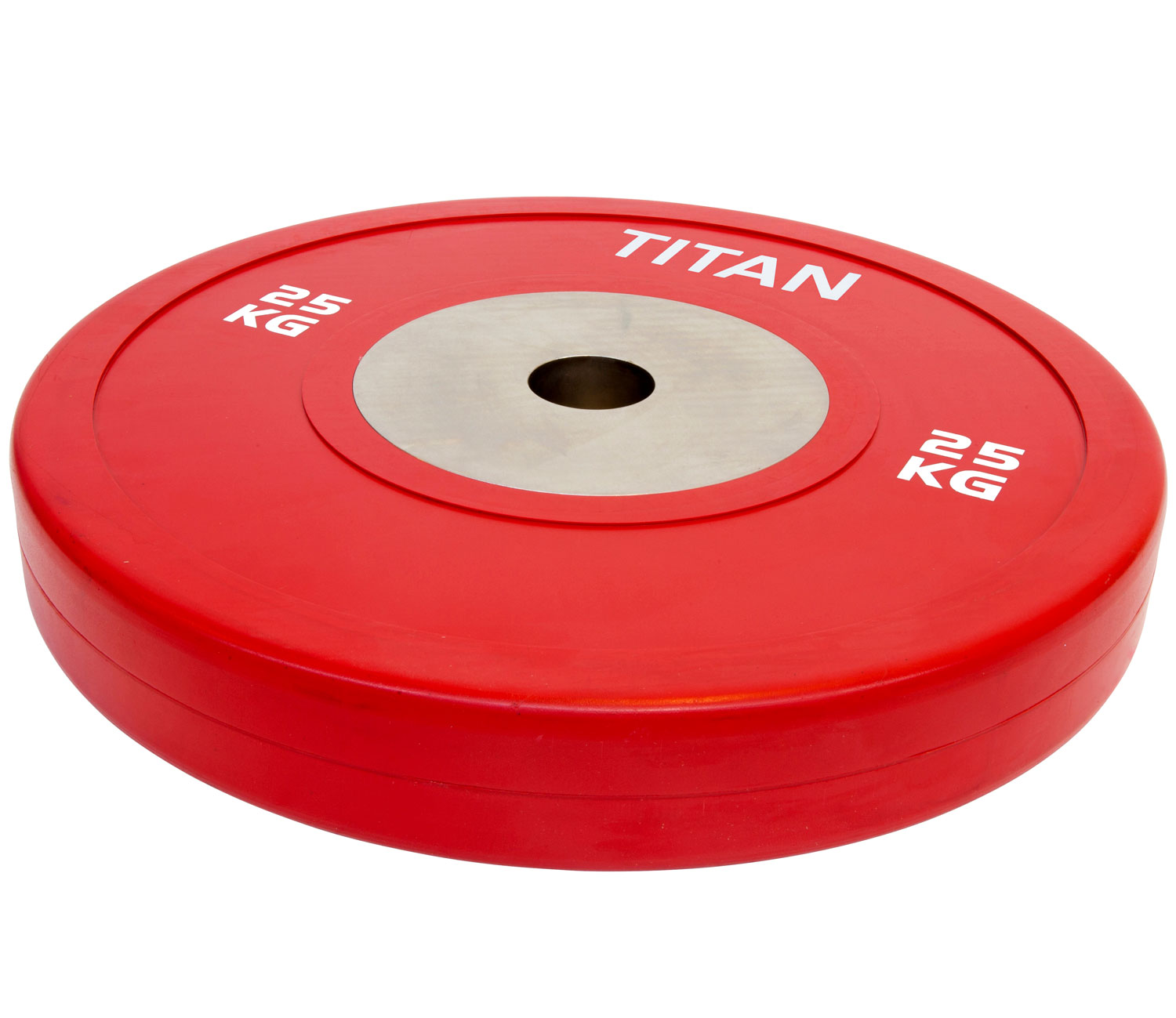 Titan Box Elite Bumper Vægtskive 25kg - Kvalitet til Træning