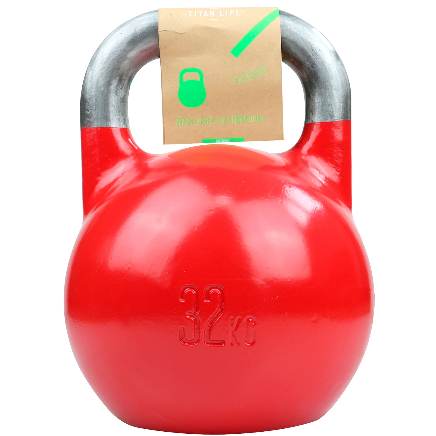 Titan Life Gym 32kg Kettlebell - Stål Konkurrenceudgave