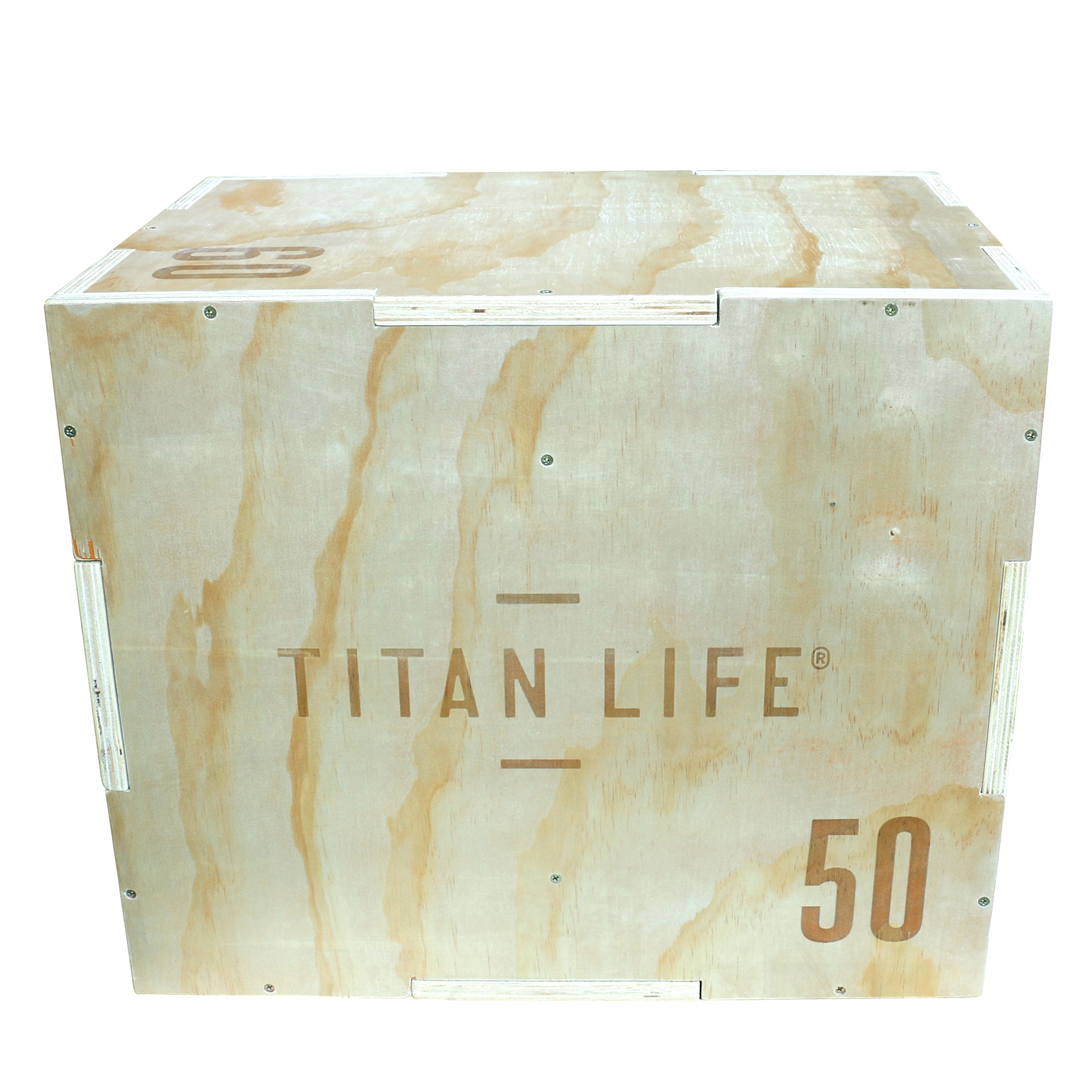 Titan Life Plyo Kasser i Træ - 3-i-1 Til Din Træning