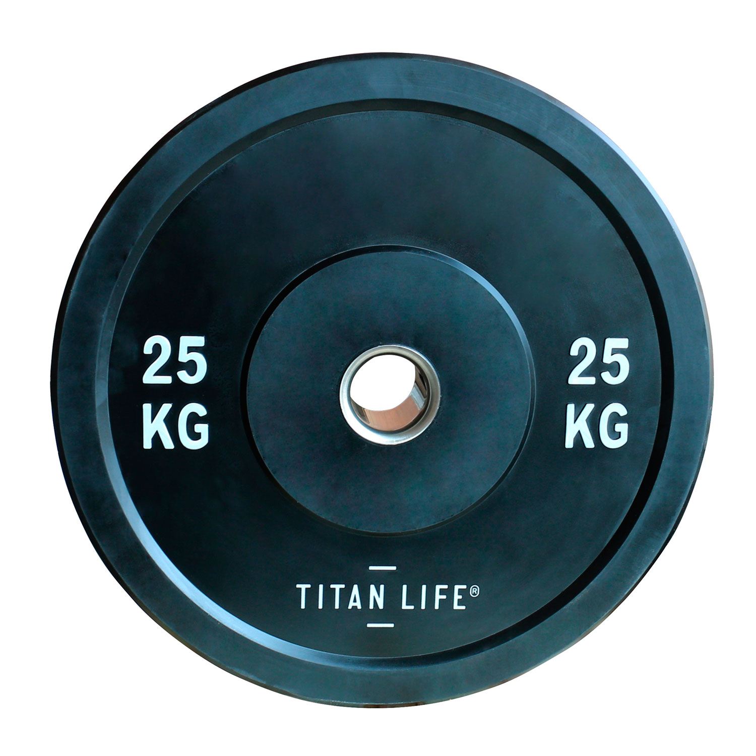Titan Life 25kg Gummivægtskive – Holdbar og Robust