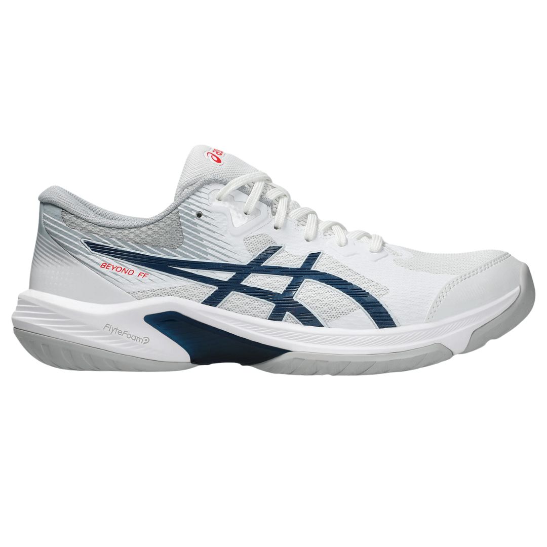 Asics Beyond FF Badmintonsko i Hvid/Mako Blå