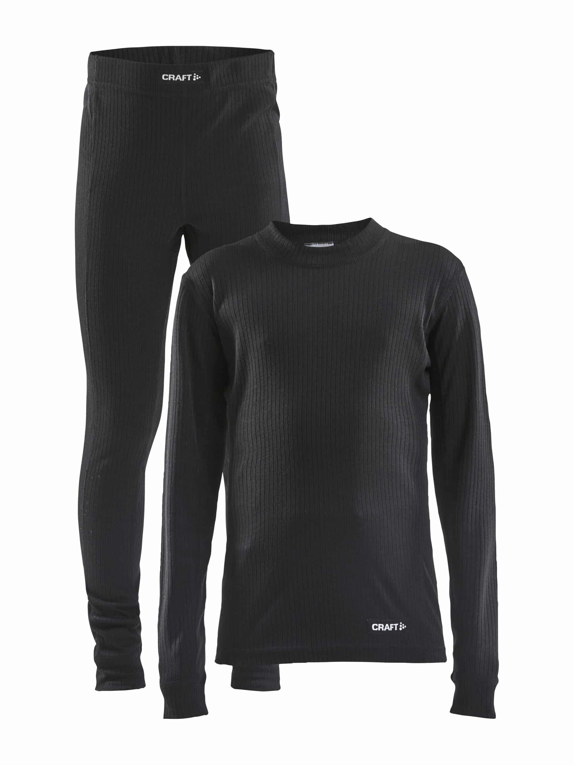 Craft Core Dry Baselayer Set   Black 122 128