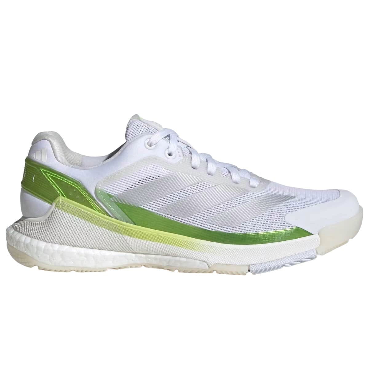 Adidas Crazyquick Boost Padel Sko – Hvid/Citron Tilbud!
