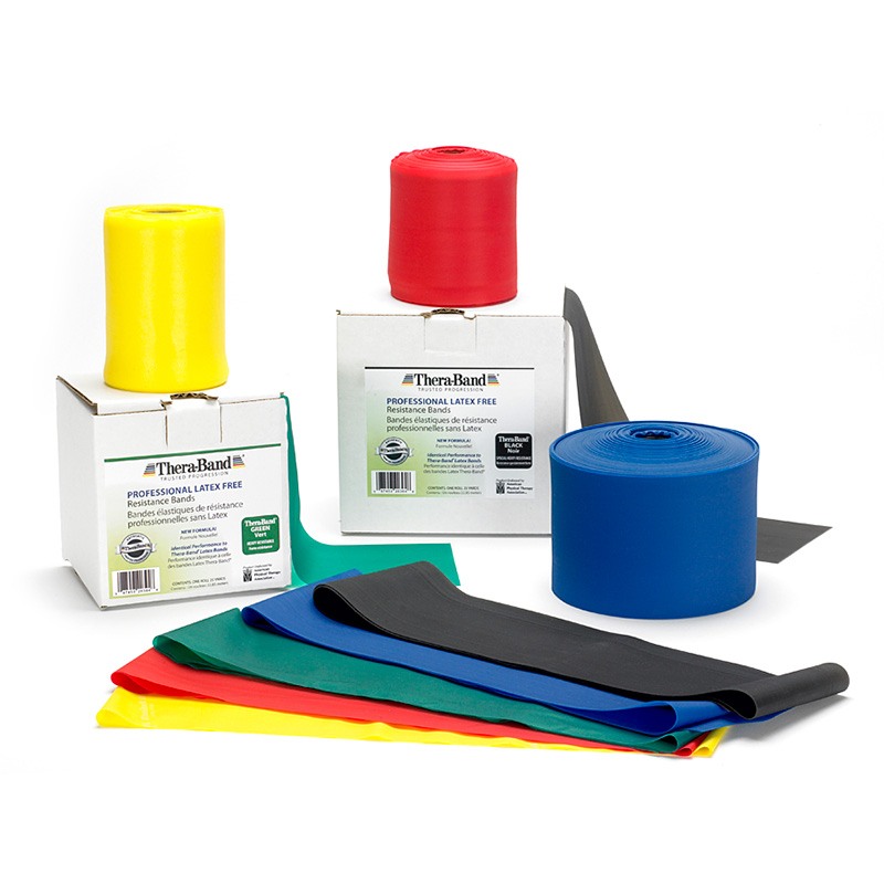 Latexfri Træningselastik i Gul - Perfekt til Pilates!