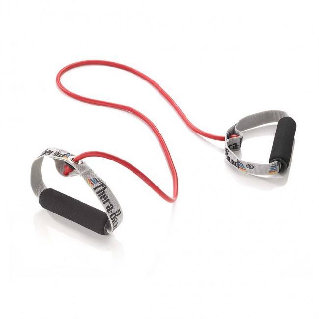 Rød Træningstubing 140 cm med Håndtag – Effektiv Træning