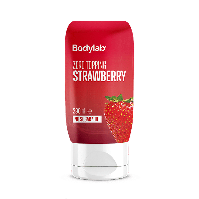 Bodylab Zero Topping 290 ml - Jordbær Uden Sukker