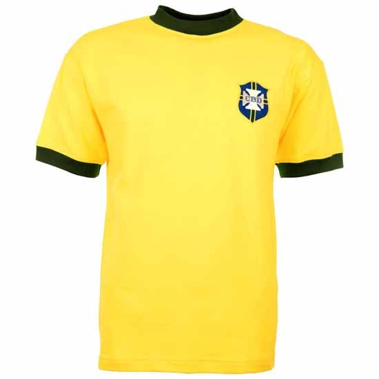 Retro Fodboldtrøje fra Brasilien 1970 VM - Toffs