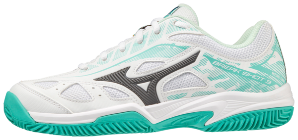 Mizuno Breakshot 3 CC Padel Sko til Kvinder - Turkis