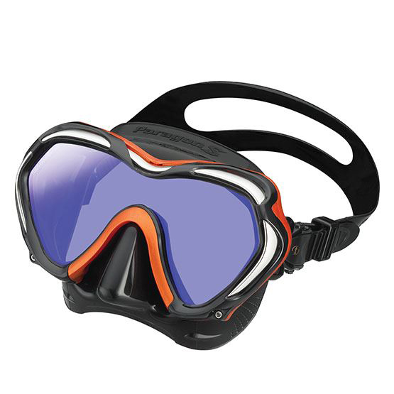 Tusa Paragon Dykkermaske – Premium Kvalitet i Sort/Orange