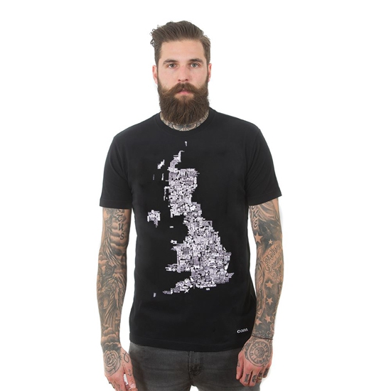 UK Grounds T-shirt i sort - fantastisk tilbud!