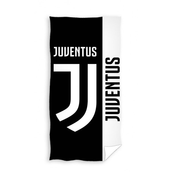 Juventus Håndklæde med Nyt Logo - Officiel Merchandise
