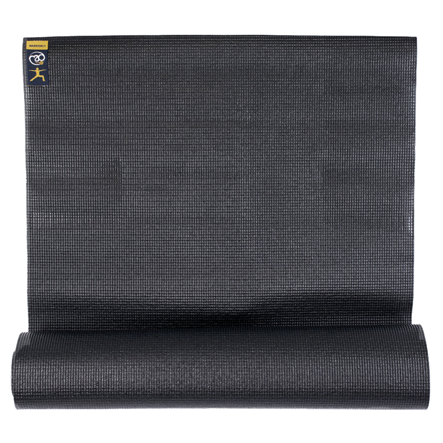 Warrior II Yogamåtte Antrazit – Ideel til Yoga!