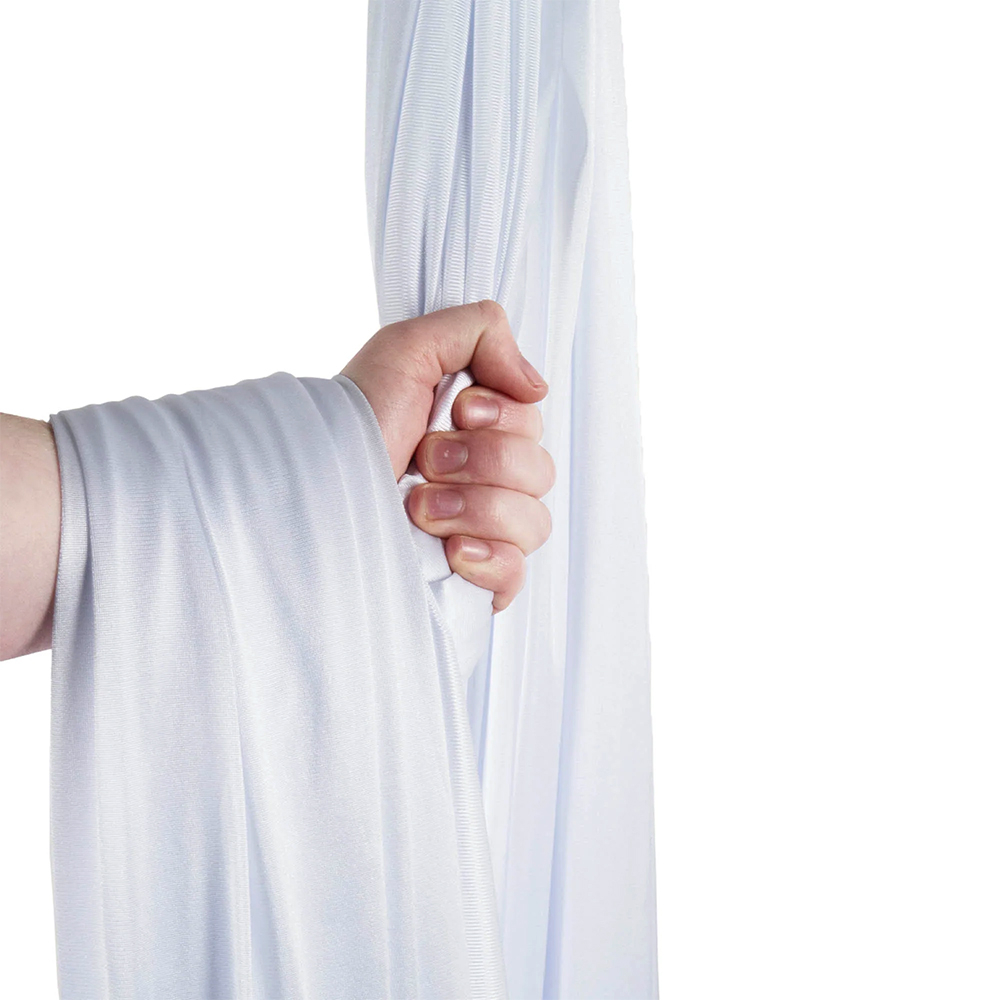 Aerial Yoga Hængekøje i Hvid – Oplev Vægtløshed!