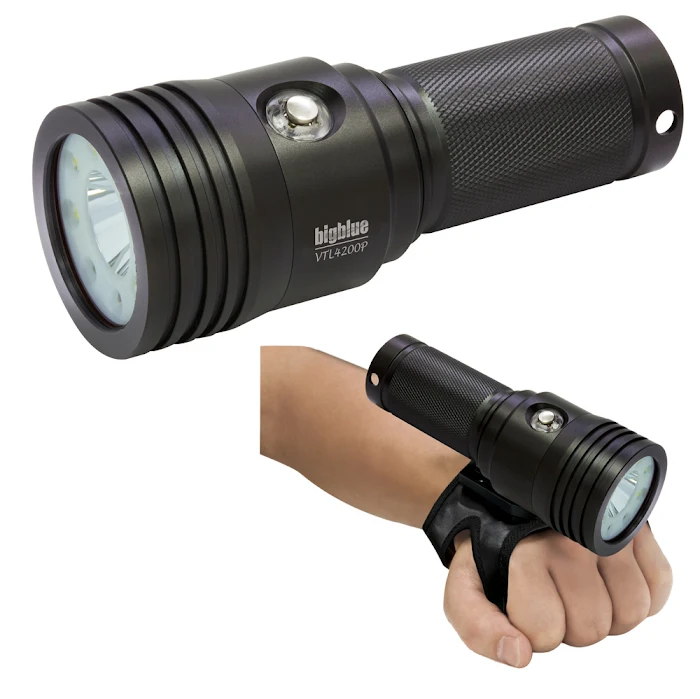 Bigblue VTL4200P Dykkerlampe – Uundgåelig til dykning