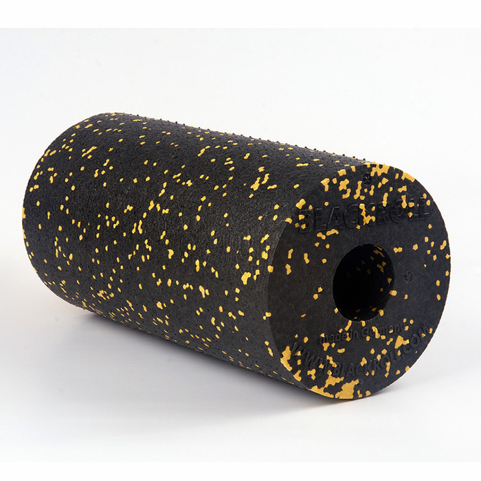 Blackroll Foamroller – Sort/Gul, Medium Hård Tilbud!