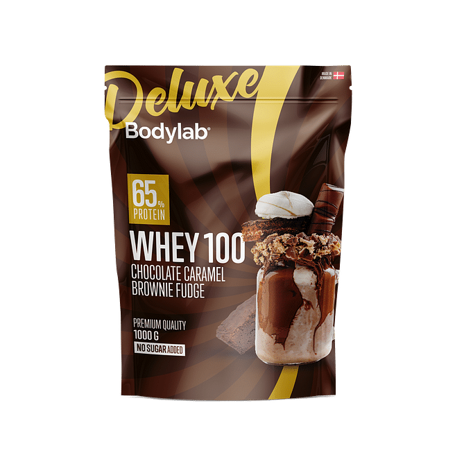 Bodylab Whey 100 Deluxe Chokolade Karamel 1000 g - Tilbud!