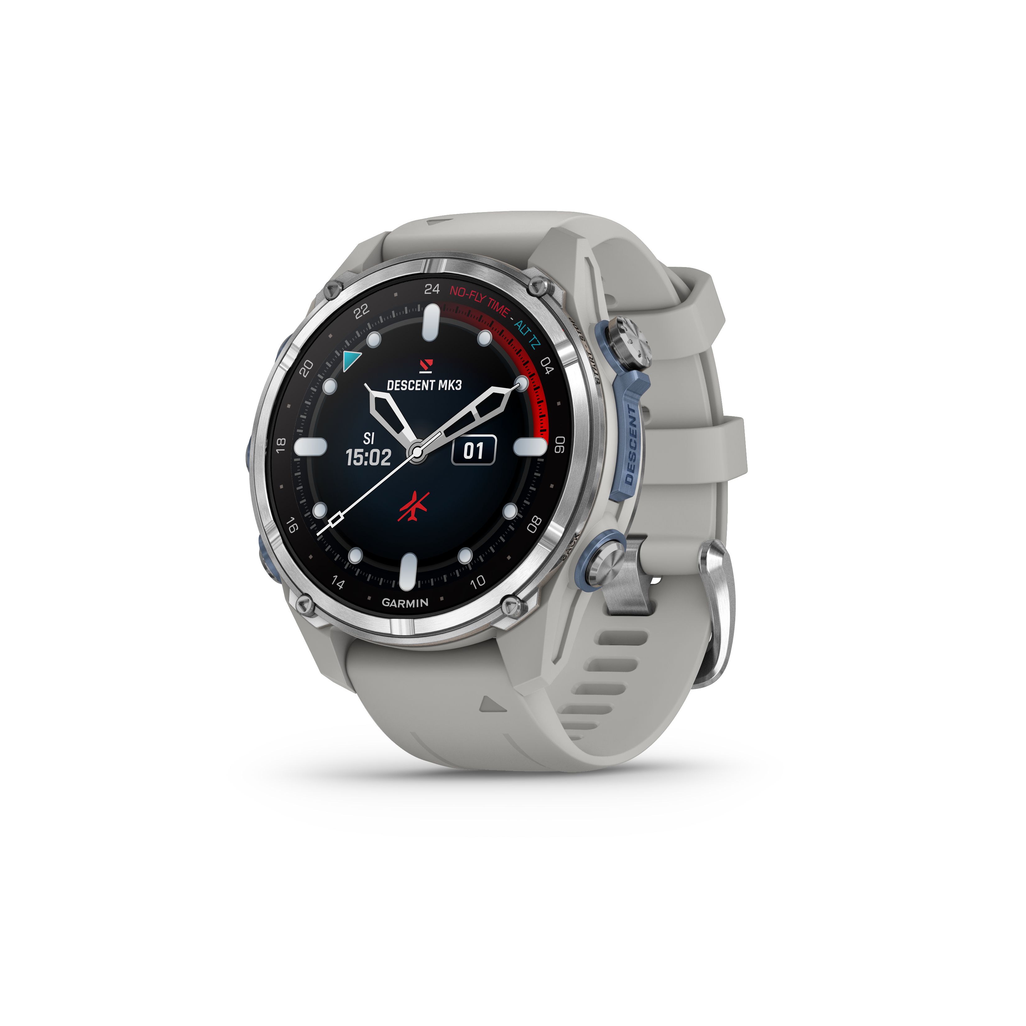Garmin Descent MK3 Dykkerur i Rustfrit Stål – Elegant Valg