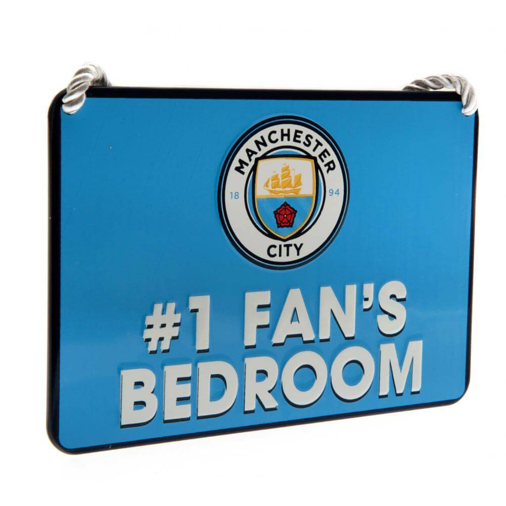 Officielt Manchester City Væggeskilt til Fans - Få det nu!