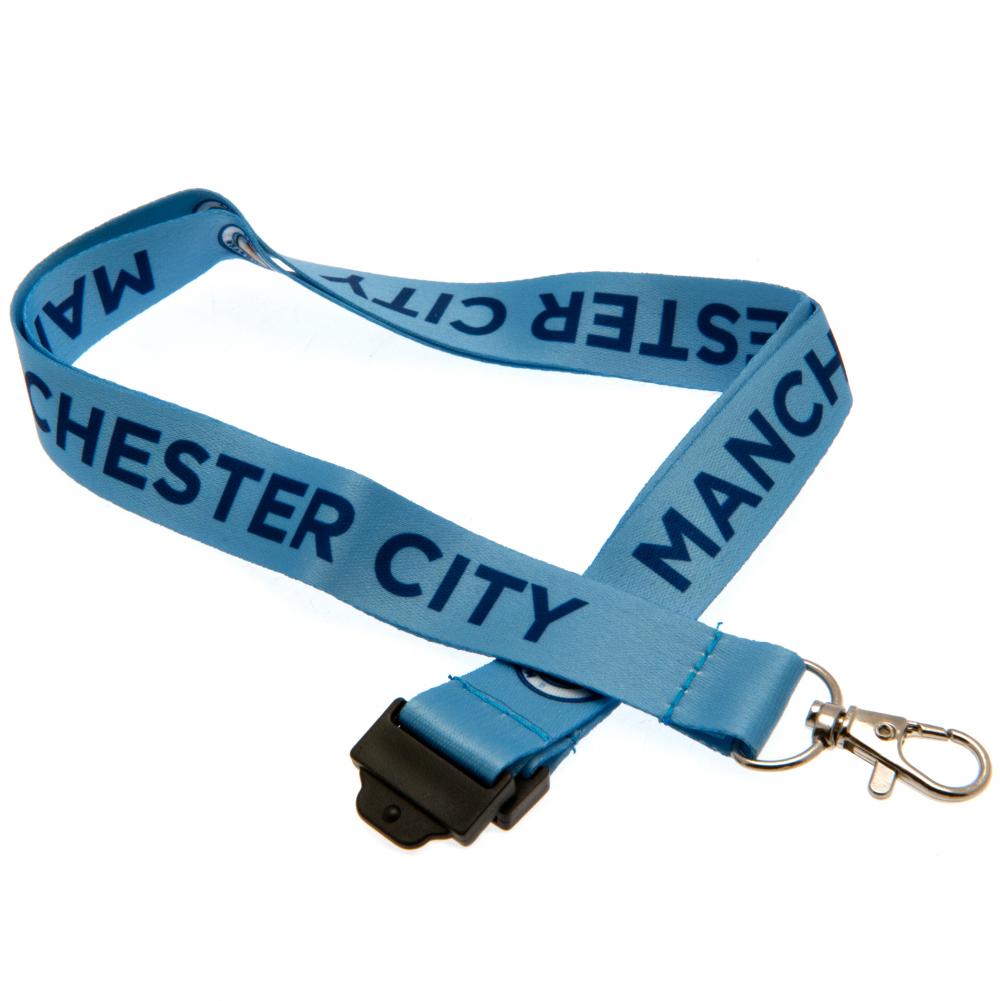 Manchester City FC Nøglering - Officiel Licens Blå