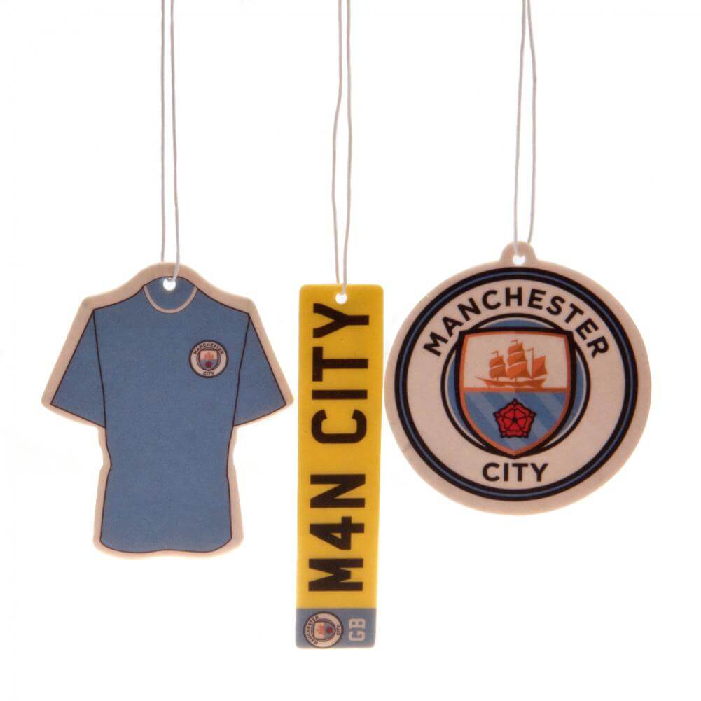 Manchester City FC Luftfriskere - 3 stk. sæt