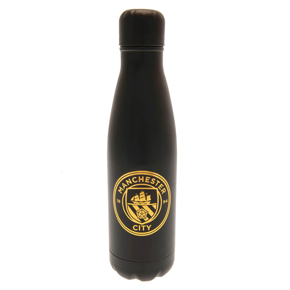 Manchester City Fc Termoflaske Sort
