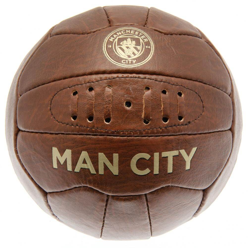 Manchester City Retro Fodbold - Klassisk Design