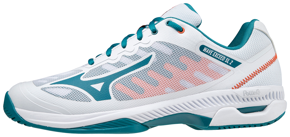 Mizuno Wave Exceed Sl    Ac  Padelsko  White Harborblue Firecracker  47
