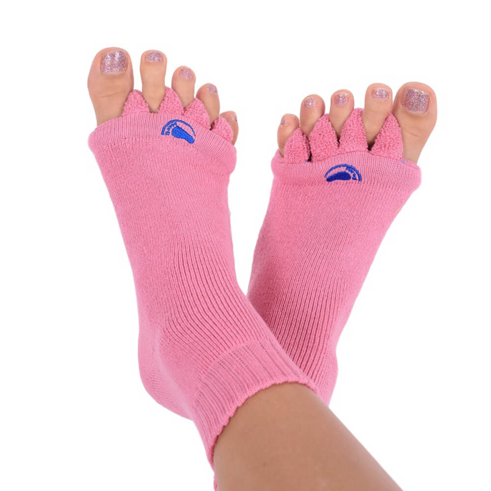 My-happy Feet Pilates Sokker i Pink – Uundgåelige til Træning!