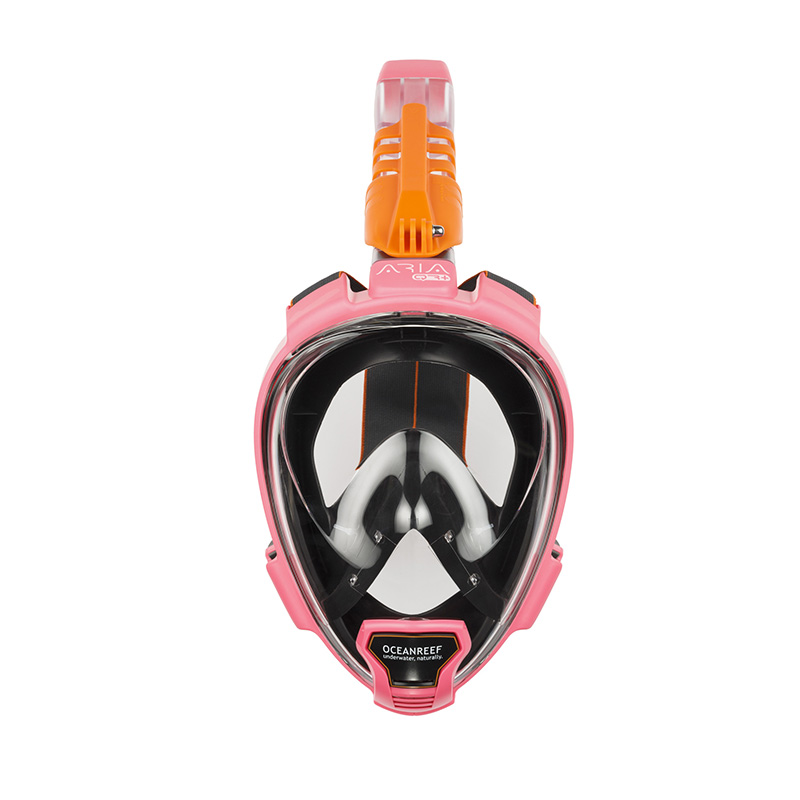 Oceanreef Aria QR Pink Snorkelmaske til Uforglemmelig Snorkling