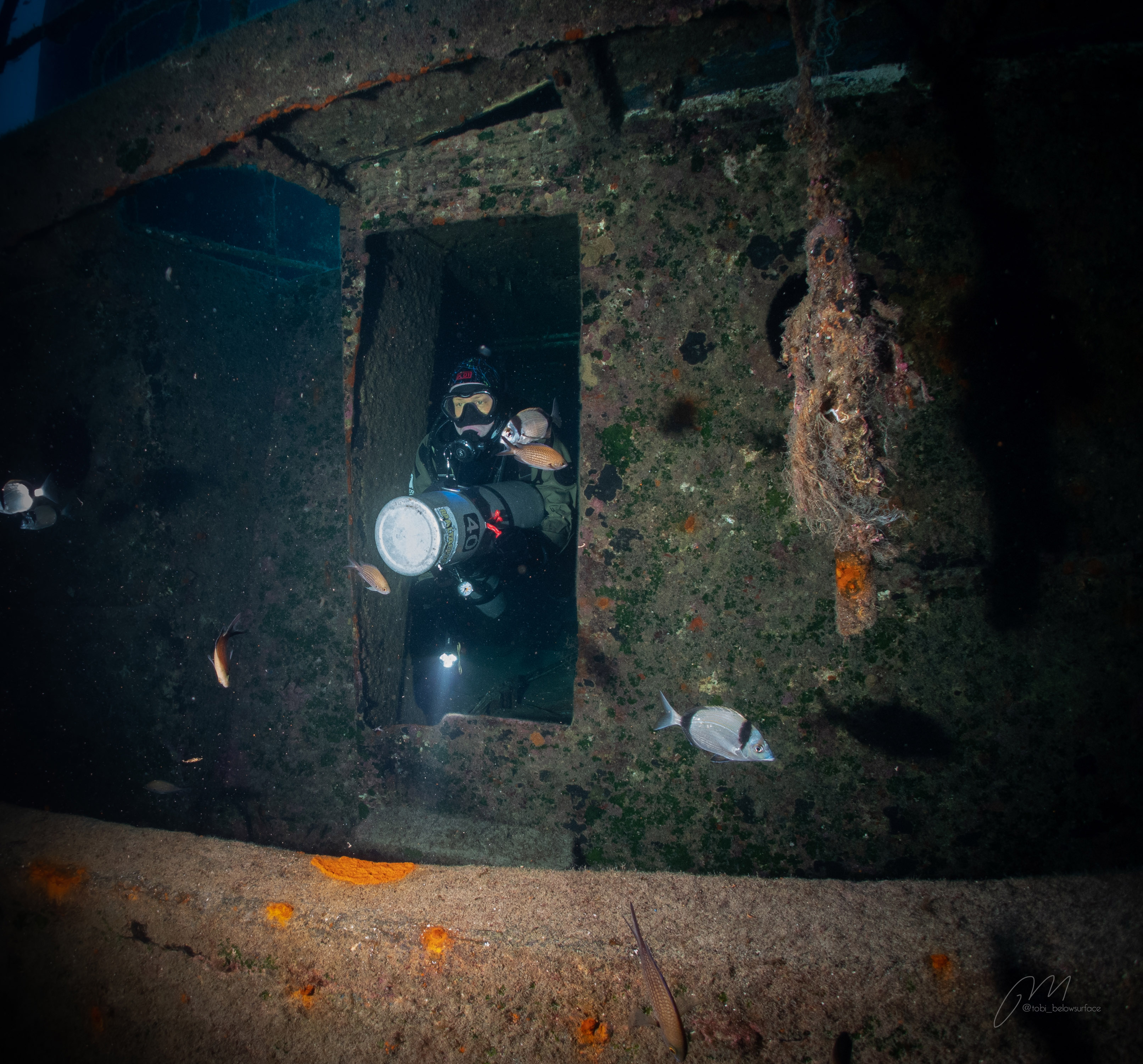 PADI Darkzone Vragdykning Kursus – Udforsk Sunkne Skibe!