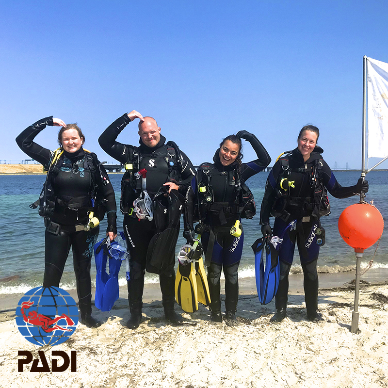 PADI Open Water Dykkerkursus – Weekendtilbud for Nybegyndere