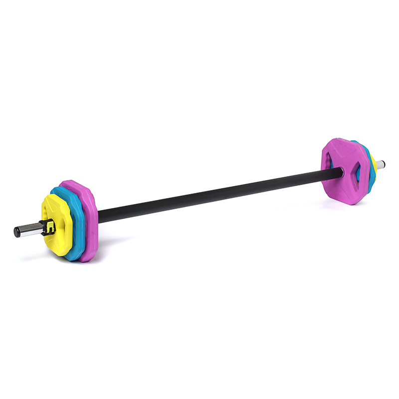 Powr Pro Studio Pump Vægtstangssæt – Chrom Sort Tilbud!